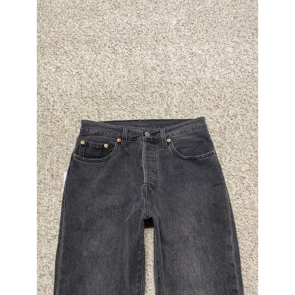 Levi's 501 Women's Straight Leg Jeans - Charcoal - Picture 3 of 10